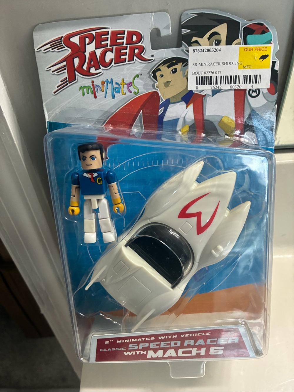 NIB Vintage Art Asylum Speed Racer Classic Minimates with Mach 5 vehicle